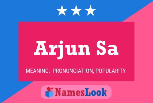 Arjun Sa Name Poster