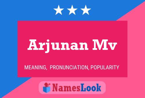 Arjunan Mv Name Poster