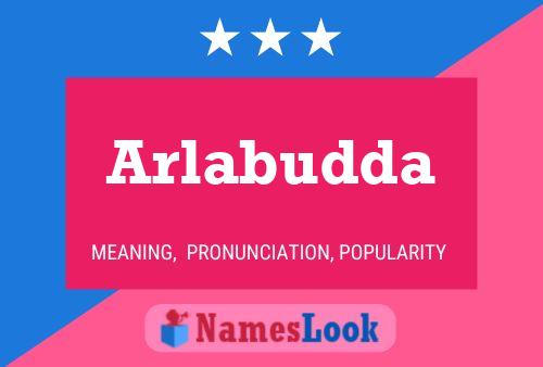 Arlabudda Name Poster