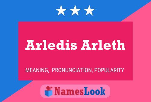 Arledis Arleth Name Poster