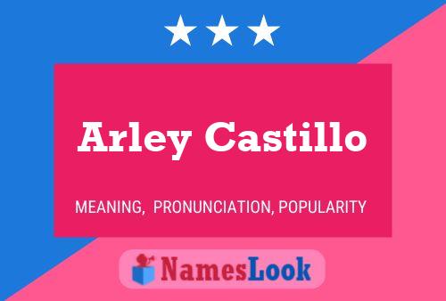 Arley Castillo Name Poster