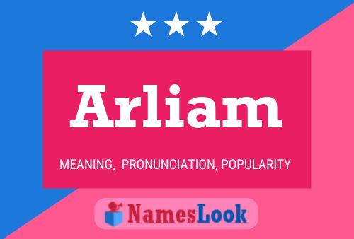 Arliam Name Poster