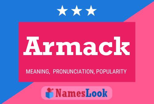 Armack Name Poster