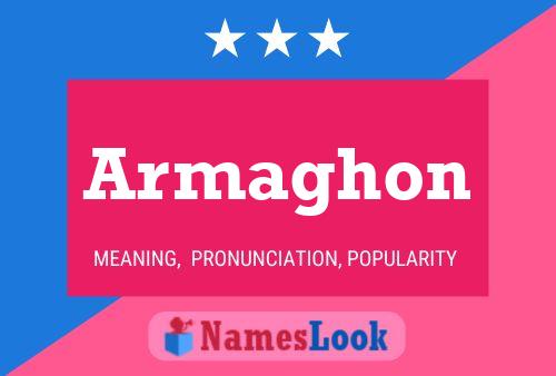 Armaghon Name Poster