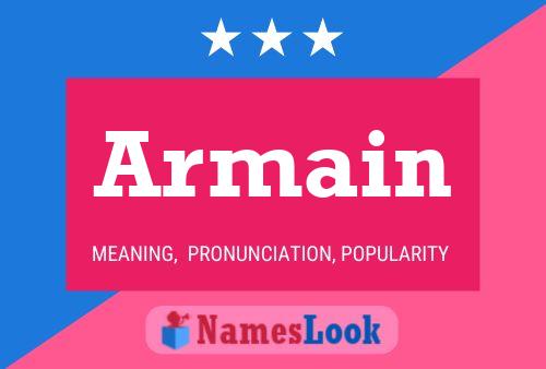 Armain Name Poster