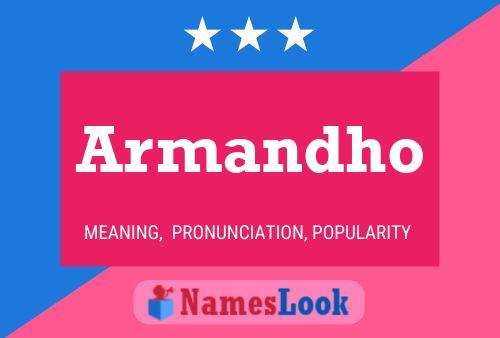 Armandho Name Poster