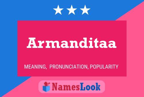 Armanditaa Name Poster