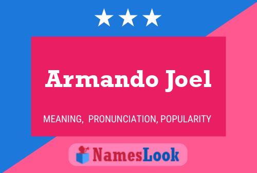 Armando Joel Name Poster