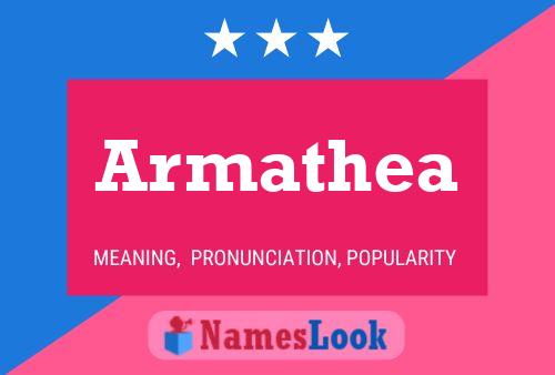 Armathea Name Poster