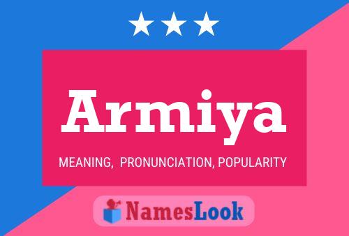 Armiya Name Poster