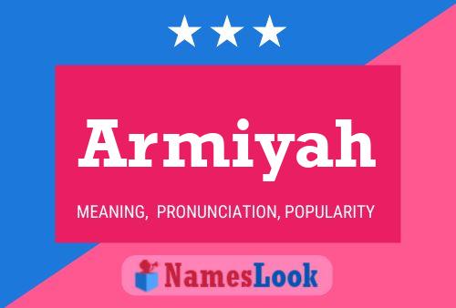 Armiyah Name Poster