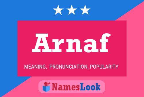 Arnaf Name Poster