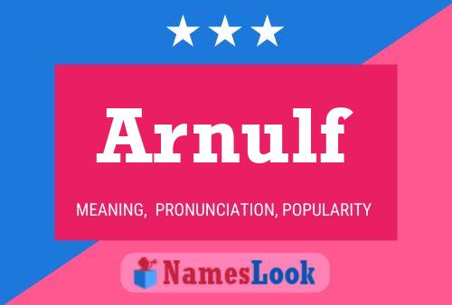 Arnulf Name Poster