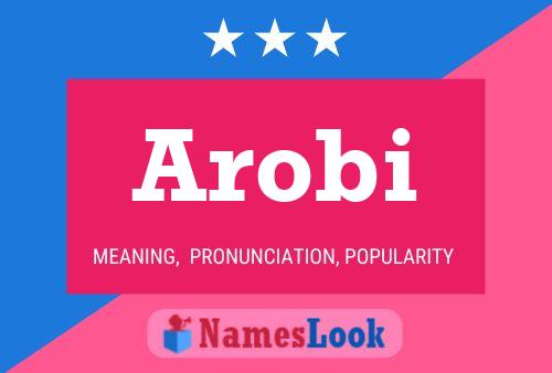 Arobi Name Poster