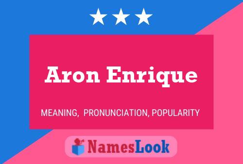 Aron Enrique Name Poster