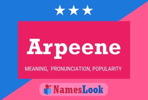 Arpeene Name Poster