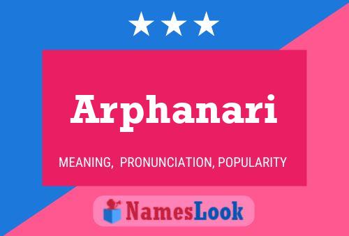 Arphanari Name Poster