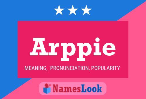 Arppie Name Poster