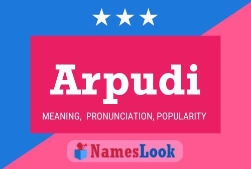 Arpudi Name Poster