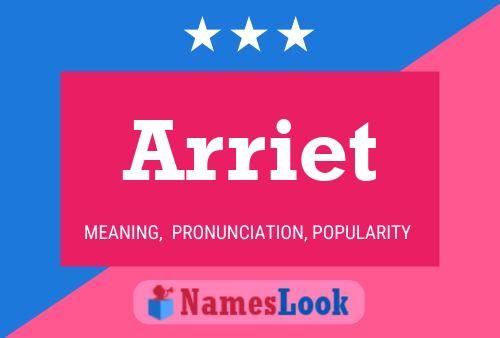 Arriet Name Poster