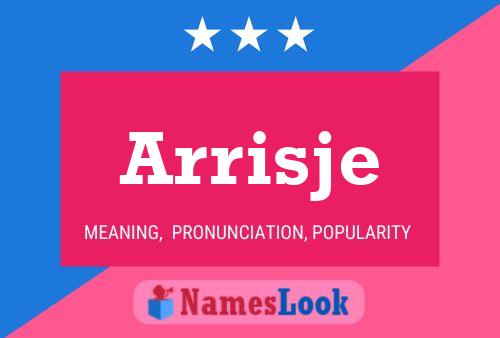 Arrisje Name Poster