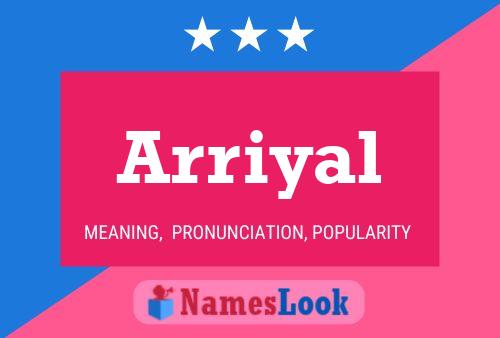 Arriyal Name Poster