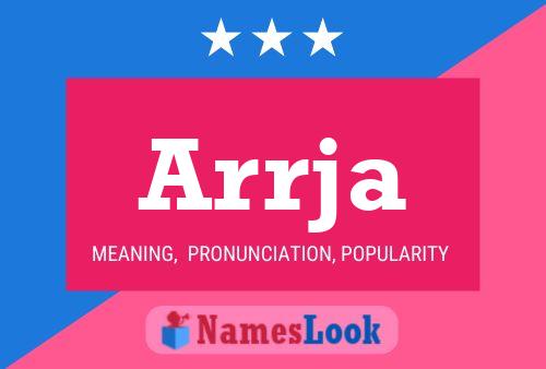 Arrja Name Poster