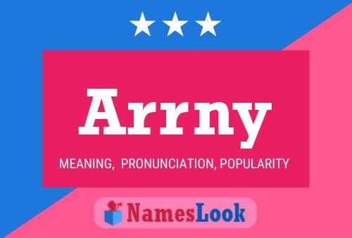 Arrny Name Poster