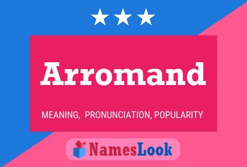 Arromand Name Poster