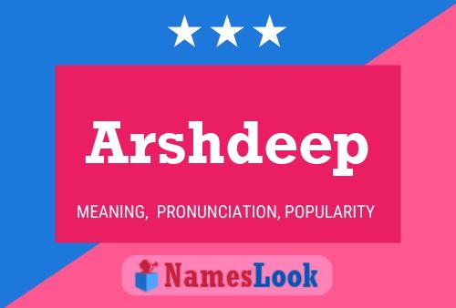 Arshdeep Name Poster