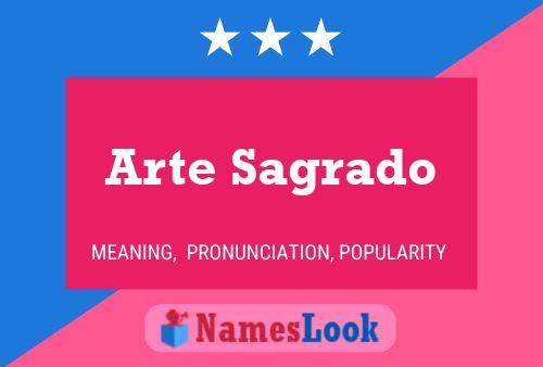 Arte Sagrado Name Poster