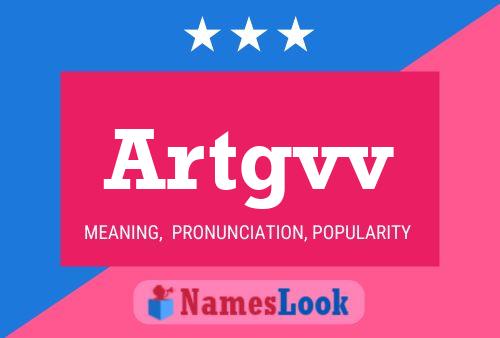 Artgvv Name Poster