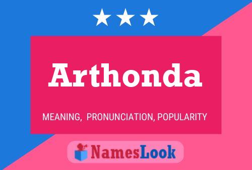 Arthonda Name Poster