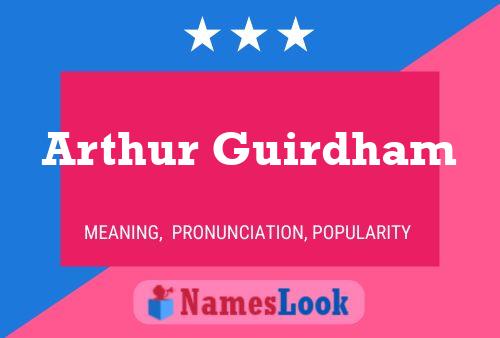 Arthur Guirdham Name Poster