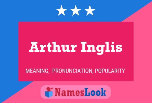 Arthur Inglis Name Poster