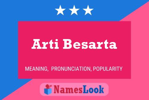 Arti Besarta Name Poster