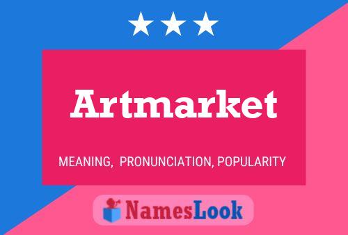 Artmarket Name Poster