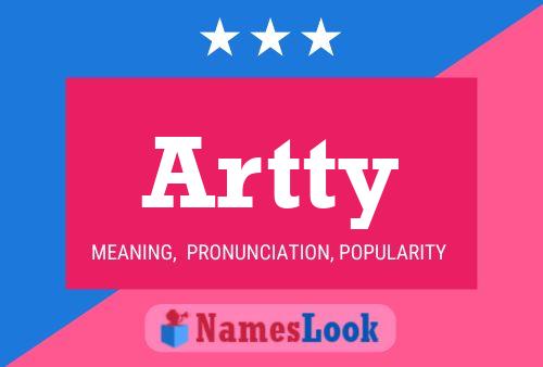 Artty Name Poster