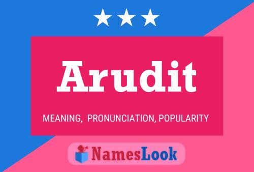 Arudit Name Poster