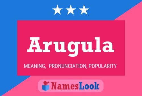 Arugula Name Poster