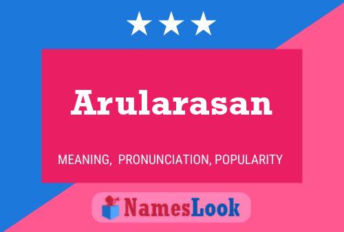 Arularasan Name Poster