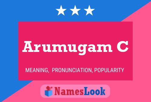 Arumugam C Name Poster