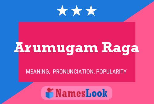 Arumugam Raga Name Poster