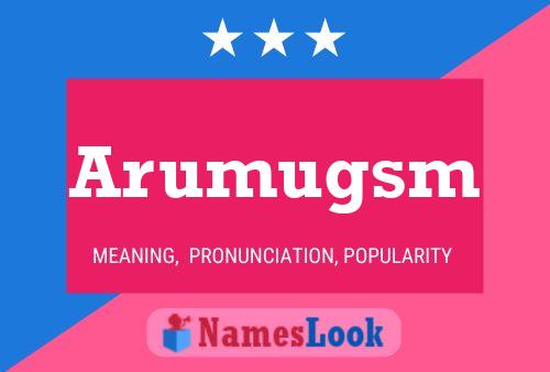 Arumugsm Name Poster