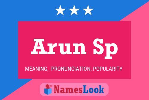 Arun Sp Name Poster