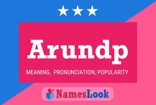 Arundp Name Poster