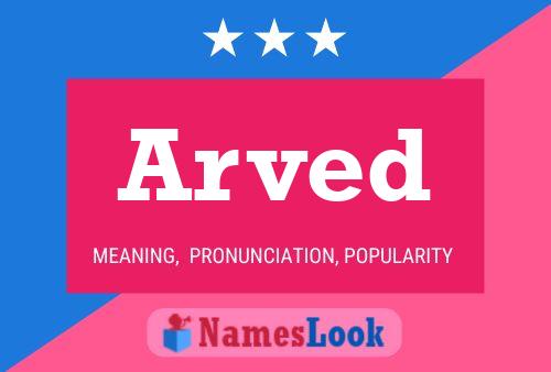 Arved Name Poster