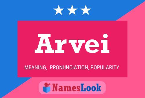 Arvei Name Poster