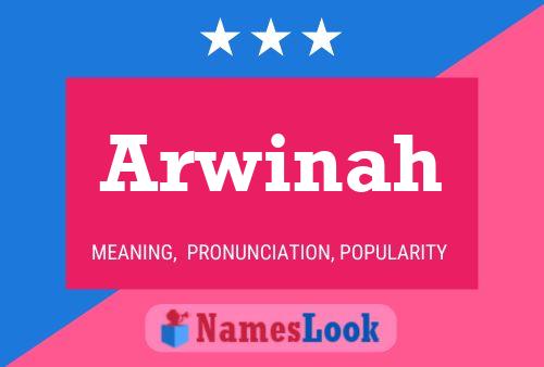 Arwinah Name Poster