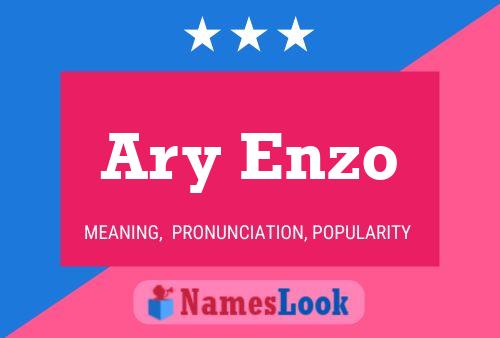 Ary Enzo Name Poster